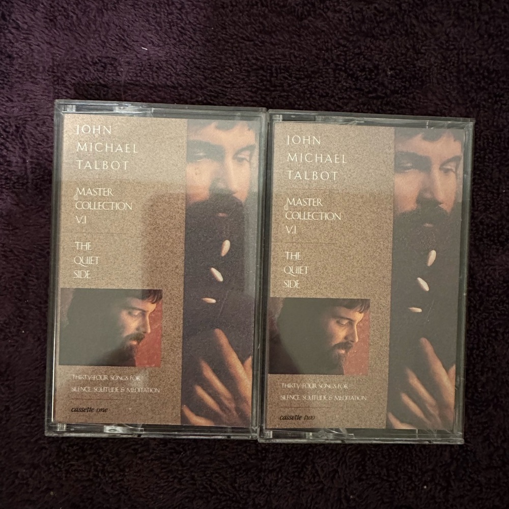 2 vintage rare 1989 cassette tapes cassettes John Michael Talbot vol 1 & 2